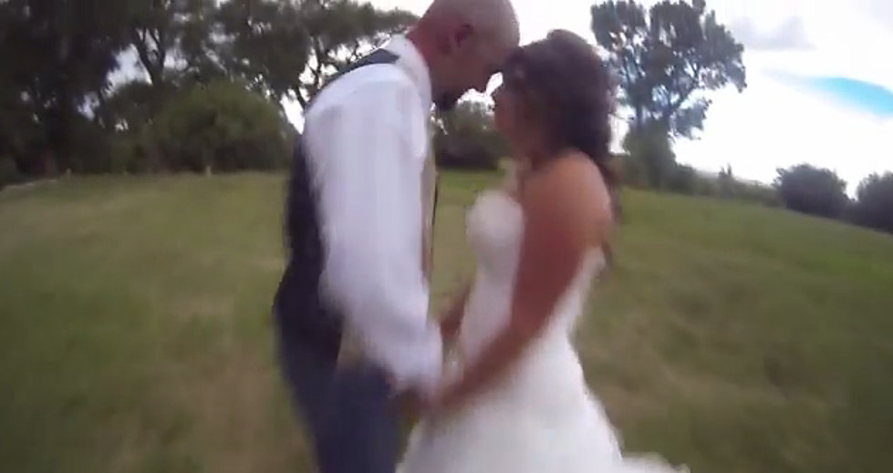 The Flying Wedding Cam Seemed Like A Good Idea Until It Knocked The Groom The Eff Out! [Video]