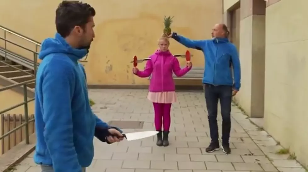 The Ping Pong Knife Stunt Is Too Good To Be True [Video]