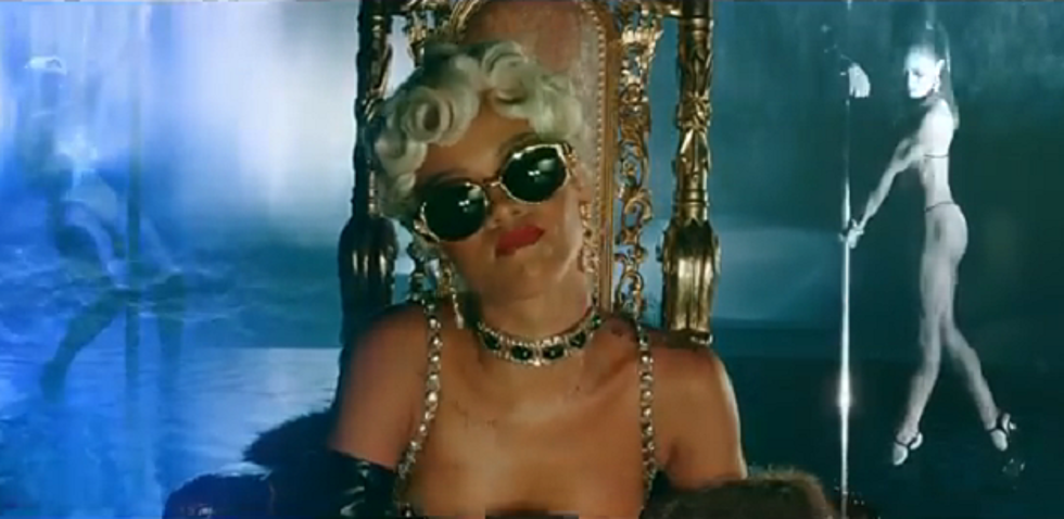 Rihanna Works The Pole And Twerks In ‘Pour It Up’ Video + Releases A Behind The Scenes Video