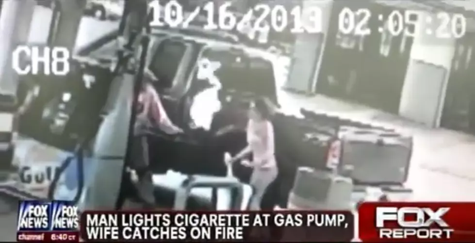Man Sets His Wife On Fire After Lighting A Cigarette At A Gas Station [Video]