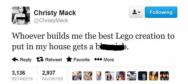 Porn Star Christy Mack Lego Challenge Shut Down By Lawyers