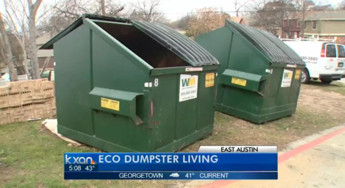 College Proffessor Vows To Live In A Dumpster For One Year Video 