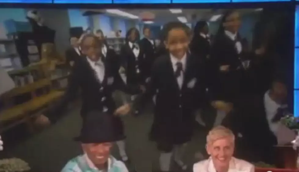 Ellen And Pharrell Surprise The Detroit Elementary Students That Covered &#8216;Happy&#8217; [Video]