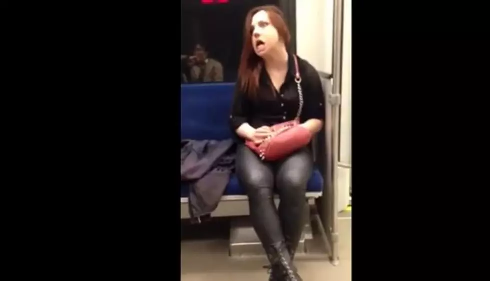 Possessed Woman Randomly Attacks Man on Train, Caught on Tape
