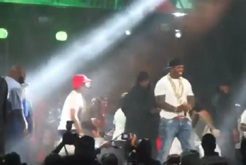 50 Cent Reunites G-Unit On ‘Summer Jam 2014′ Stage and A Fight Breaks Out [Video]