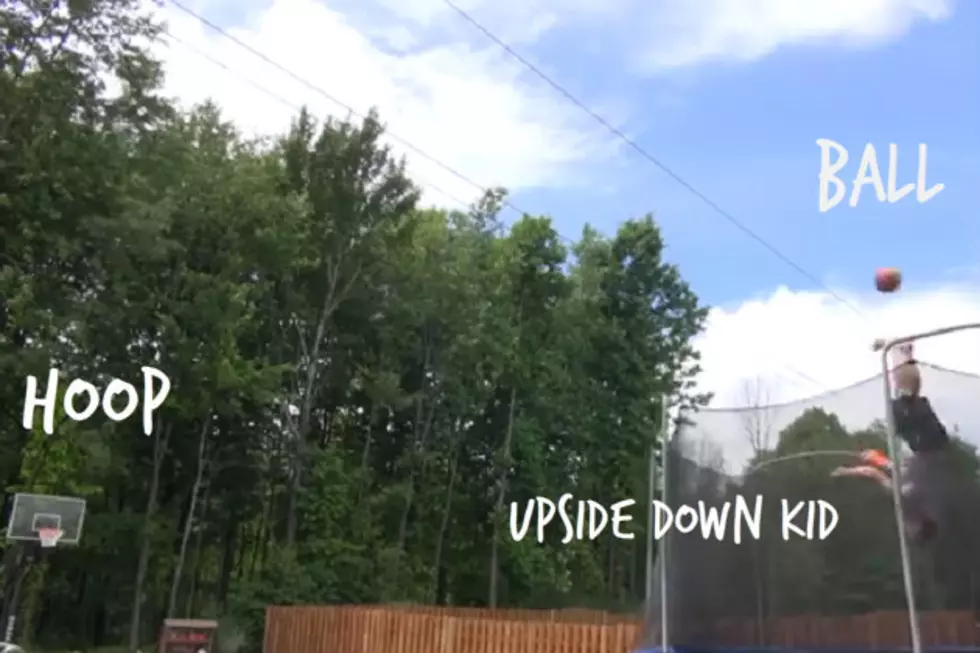 This Kid With A Broken Arm Pulls The Best Basketball Trick Shot Ever [Video]