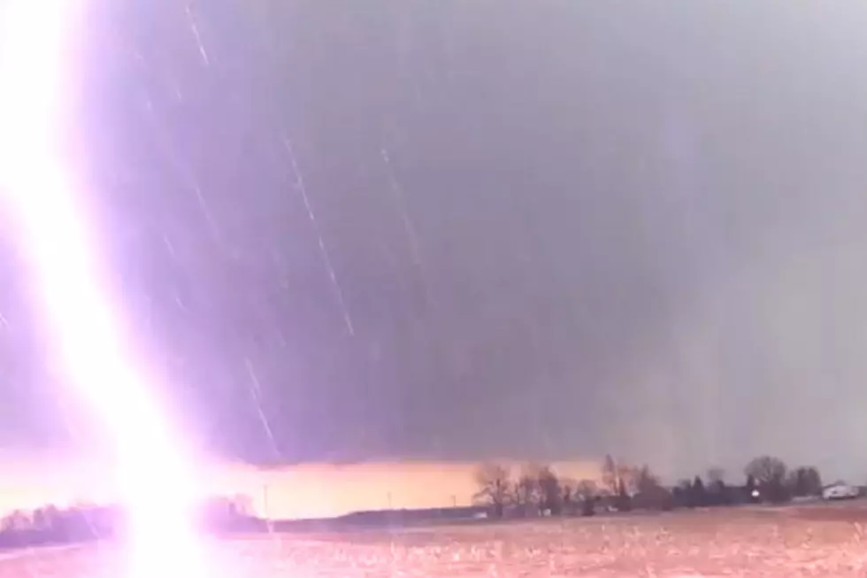 Michigan Man Films Himself Nearly Getting Struck By Lightning [Video]