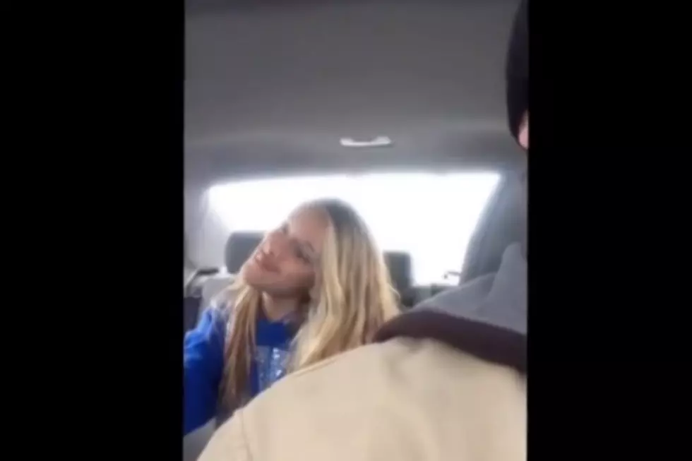 Father Captures His Daughter’s Ridiculous Selfie Photoshoot While Driving In The Car [VIDEO]