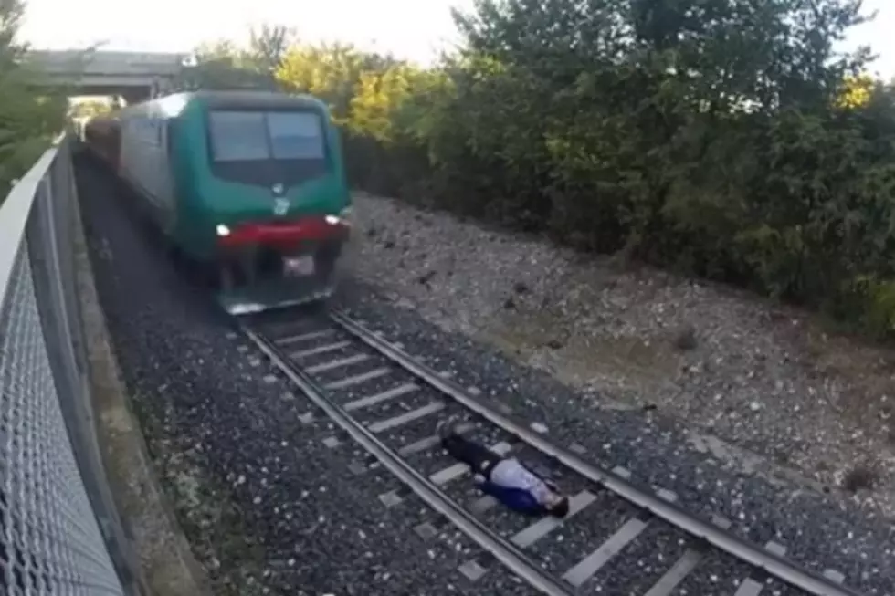 Teen Lays Down On Tracks AndThen The Train Comes [VIDEO]
