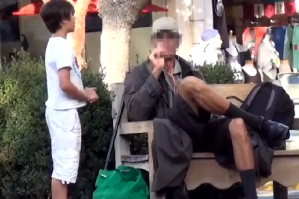 9 Year Old Boy With A Cigarette Asks Strangers For A Light [VIDEO]