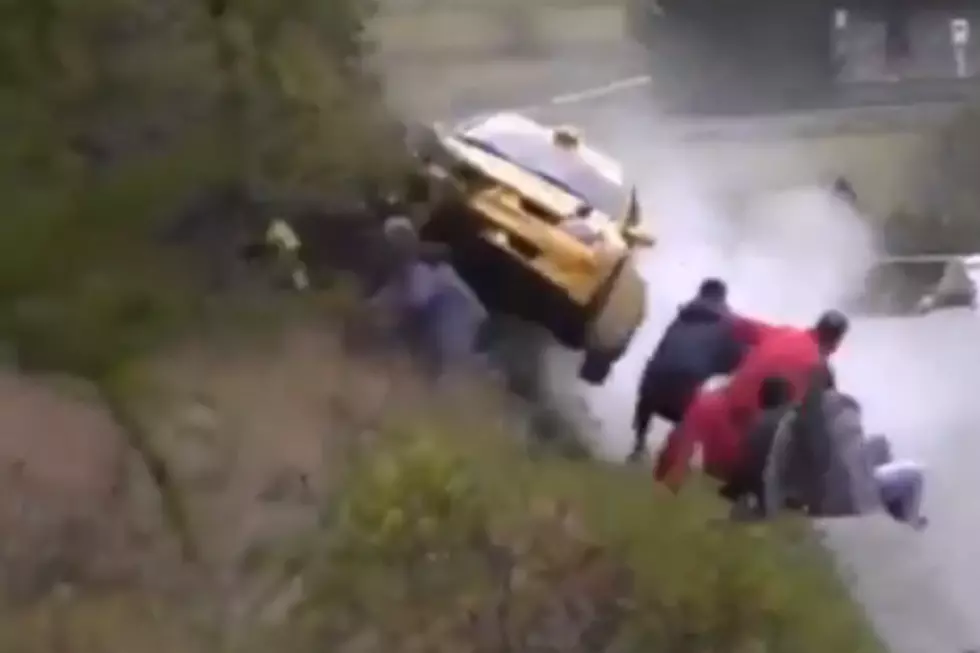 Rally Car Crashes Into A Crowd And No one Gets Hurt [VIDEO]