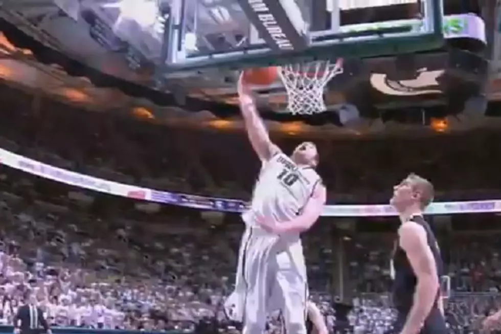 Michigan State&#8217;s Matt Costello Throws Down On Senior Night [Video]