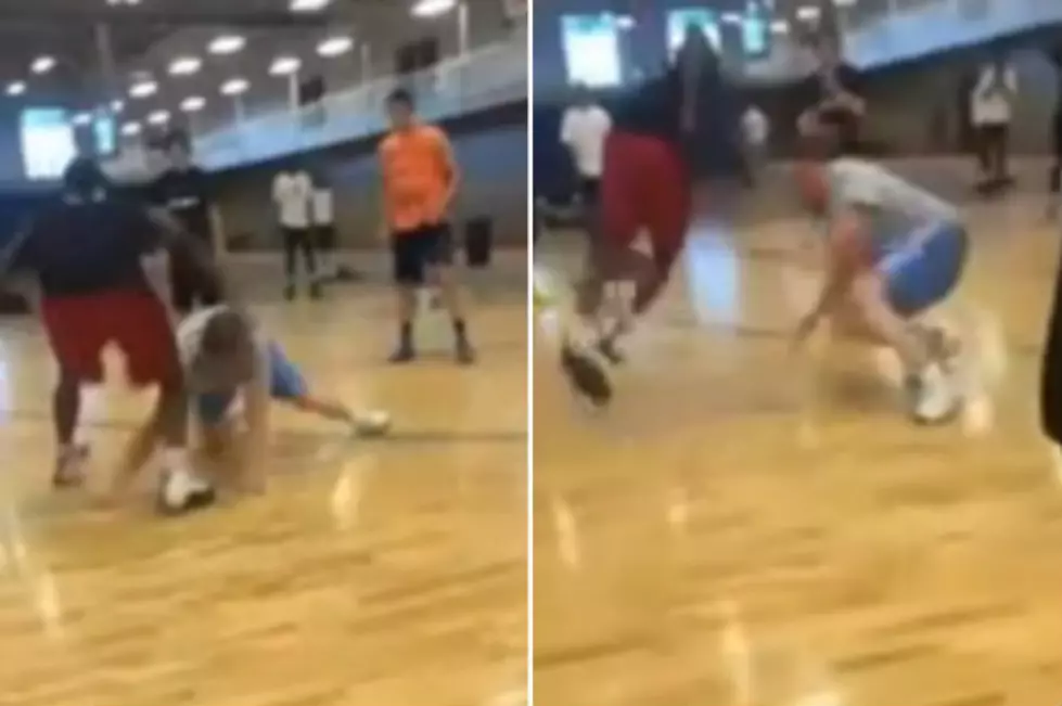 Open Gym Crossover Leaves Guy Wishing He Stayed Home [Video]