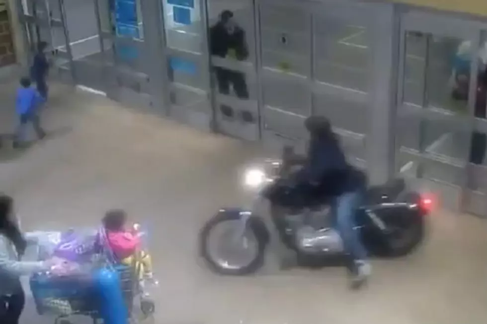 Watch The Police Chase A Motorcyclist Through A Crowded Mall [Video]