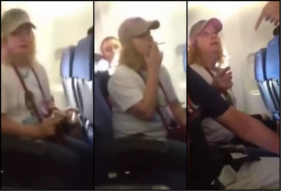 Crazy Woman Smokes On A Plane And Gets Busted [Video]