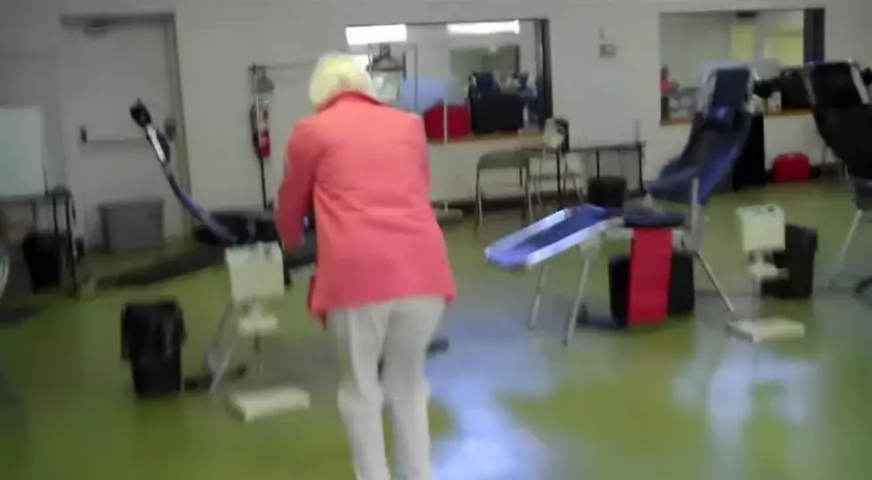 90-Year-Old Woman Does Double Backflip! [Video]