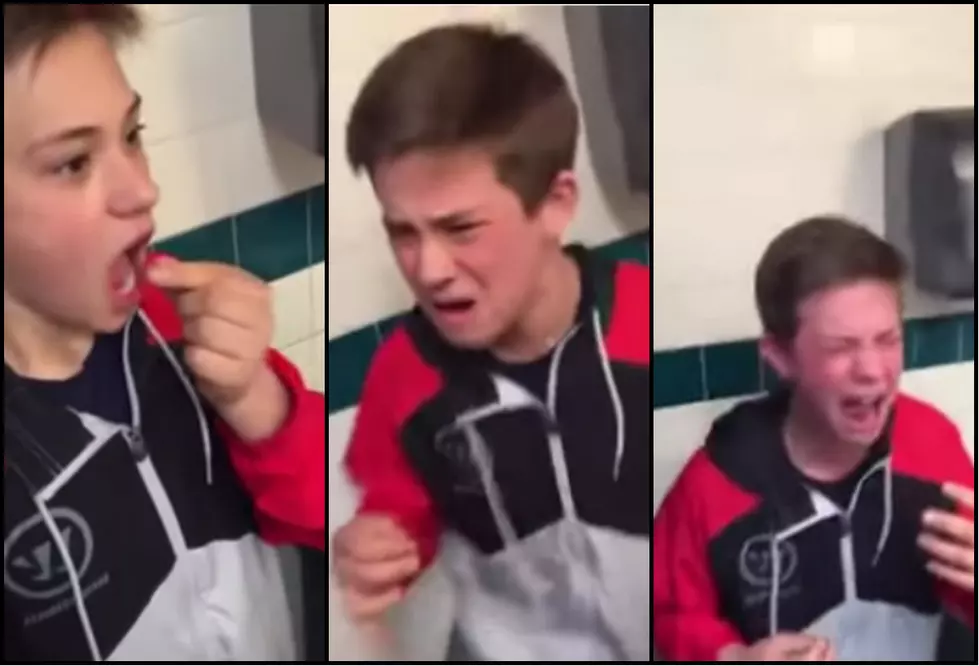Clueless Kid Swallows Ghost Pepper For $20 Instantly Regrets It