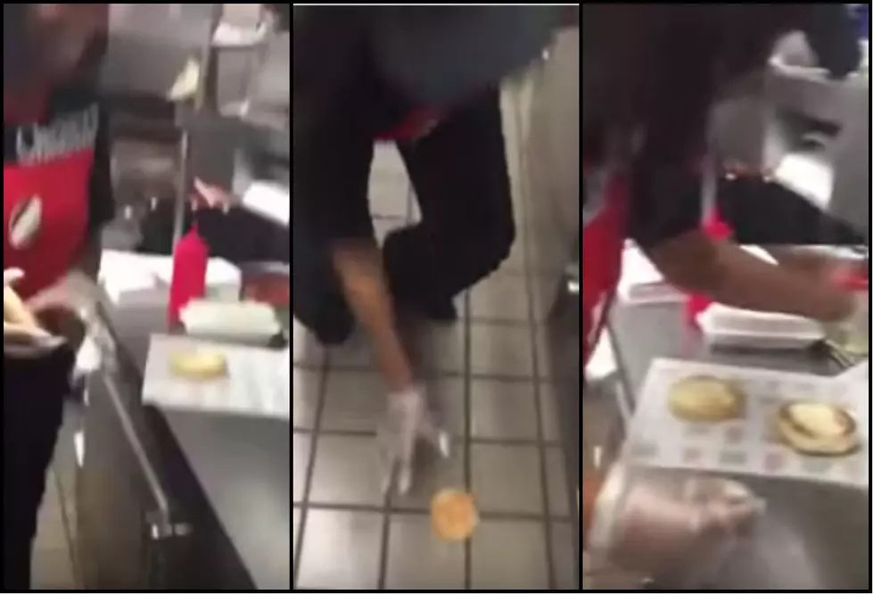 Checkers Employee Makes Burger After Using Bun To Wipe Floor [Video]