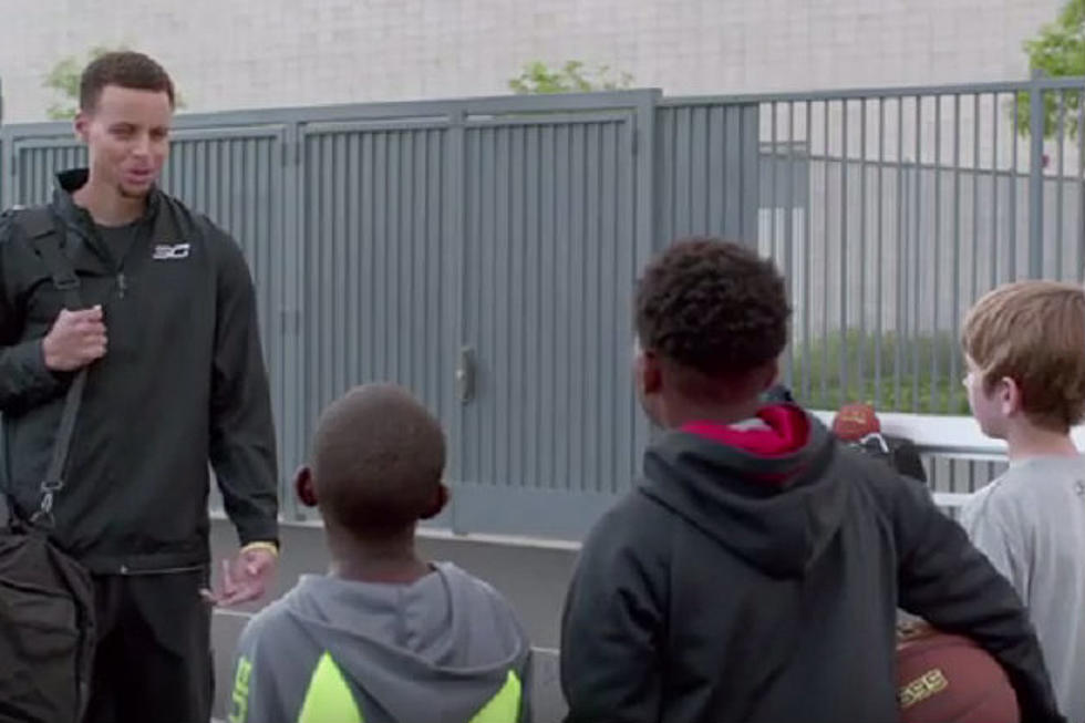 Steph Curry Gets Schooled By Kids Using NBA Catch Phrases [Video]