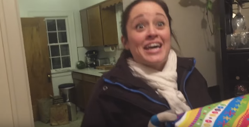 Husband Surprises Wife With Adorable Birthday Present, Wife Loses Her Mind [Video]