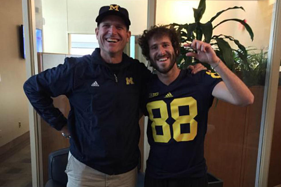 Jim Harbaugh Joins Lil Dicky Onstage In Ann Arbor [Video]