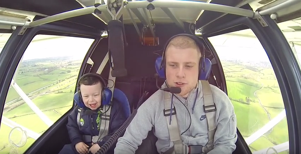 5-Year-Old With Williams Syndrome Goes On Dream Helicopter Ride Thanks To Brother [Video]