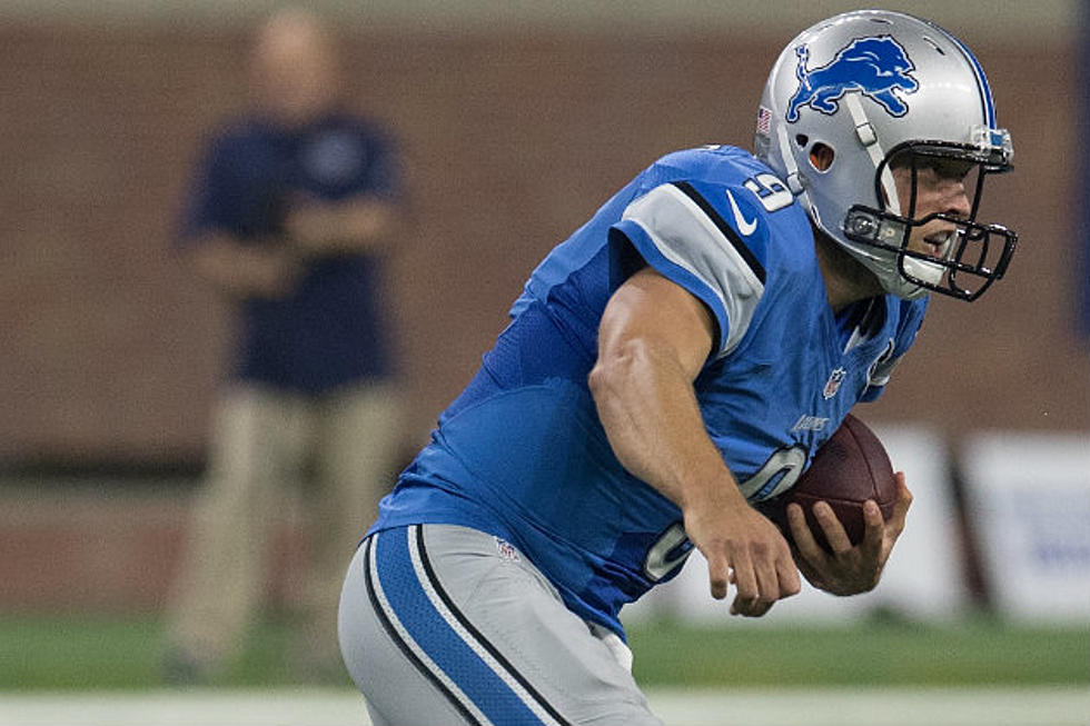 Watch Matt Stafford Blow Up A Linemen Trying To Get The First Down [Video]