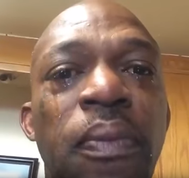 black guy crying listening to music meme