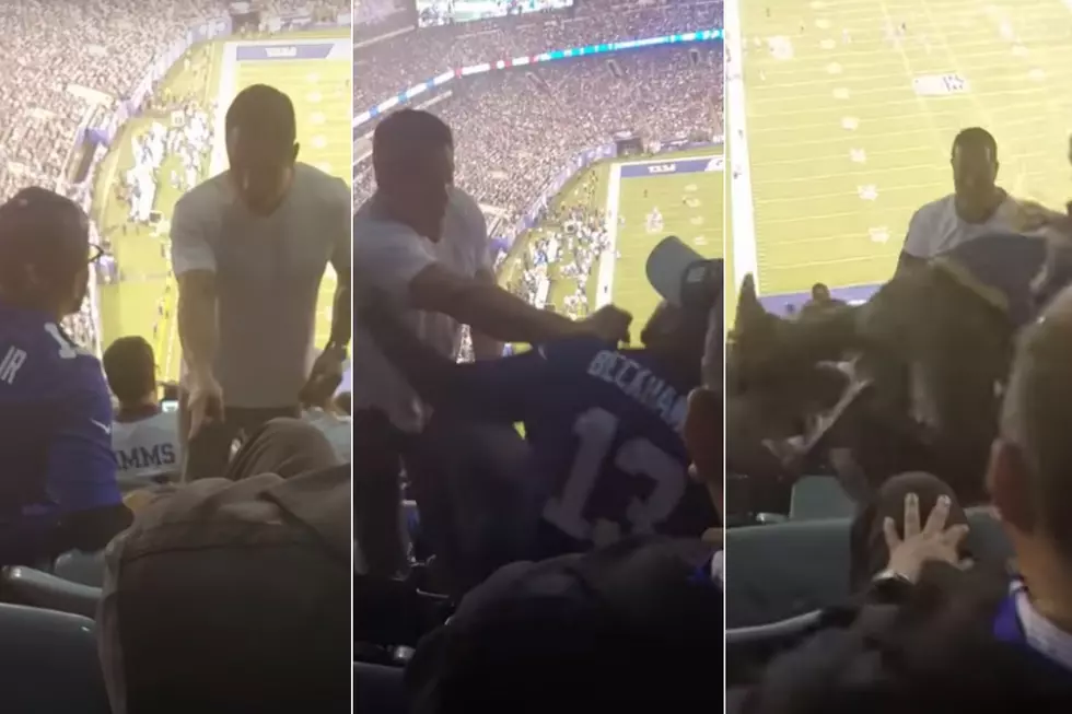 Lions Vs. Giants — The Best Action Happened in the Stands [VIDEO]