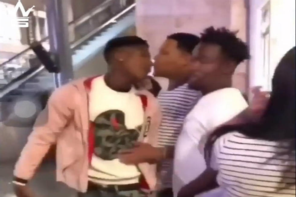 NBA YoungBoy Holds His Ground As LA Bloods Run Up On Him In Hollywood[Video]