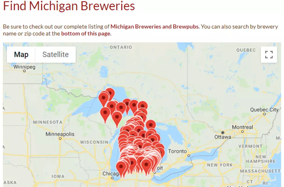 Click to find your Michigan Brewery