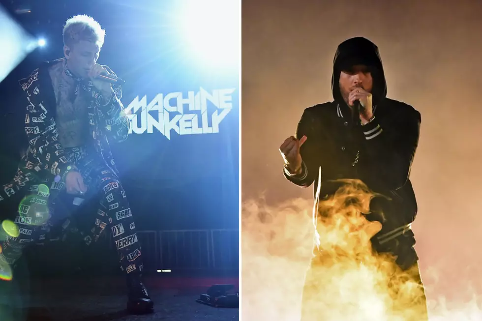 Machine Gun Kelly Disses Eminem In Detroit