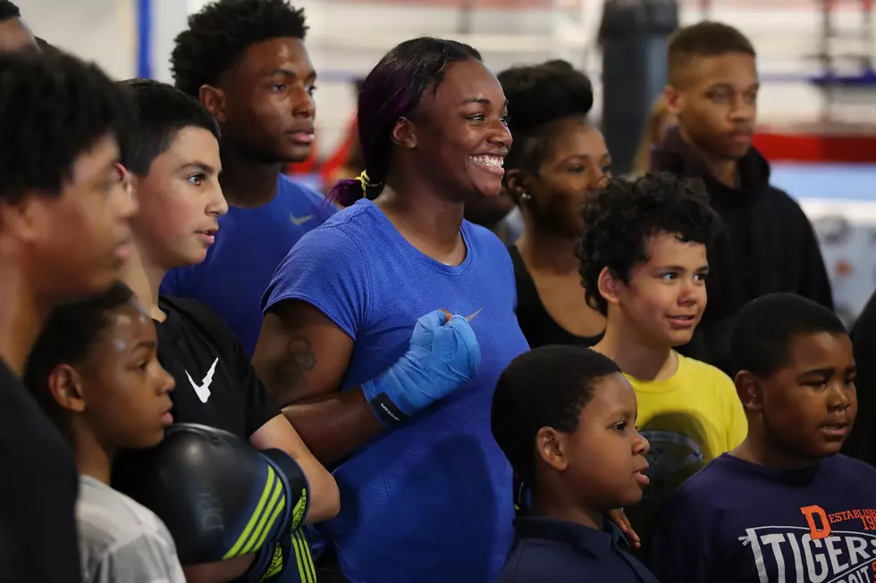 Claressa Shields Celebrates The First Graduates of Her Summer Boot Camp