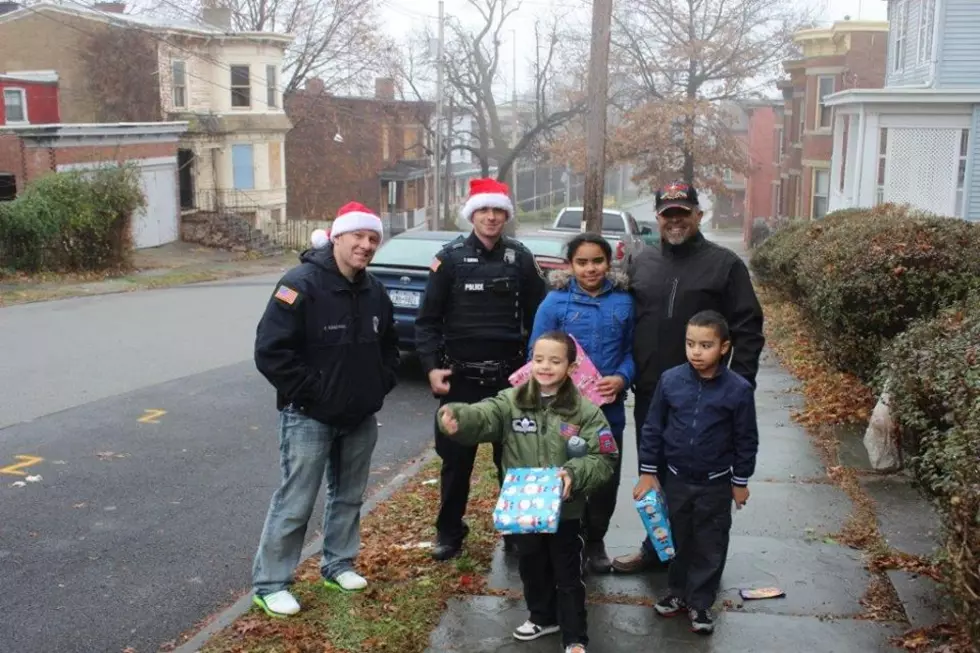 Newburgh Police Show Their Holiday Spirit