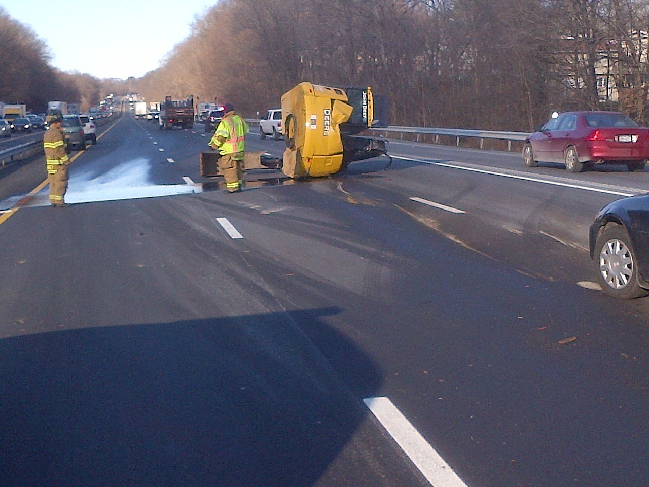 I 87 North Closed in Rockland County