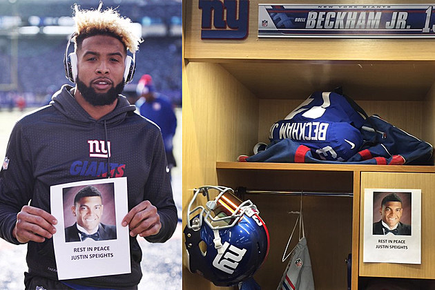 New York Giants Pay Tribute to Justin Speights