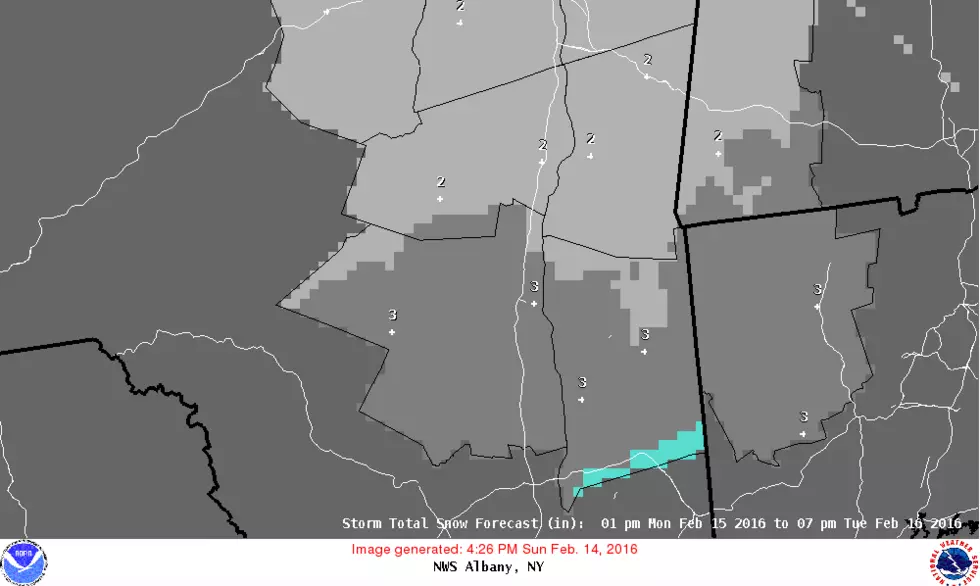 Hudson Valley Could See 2-4 Inches of Snow