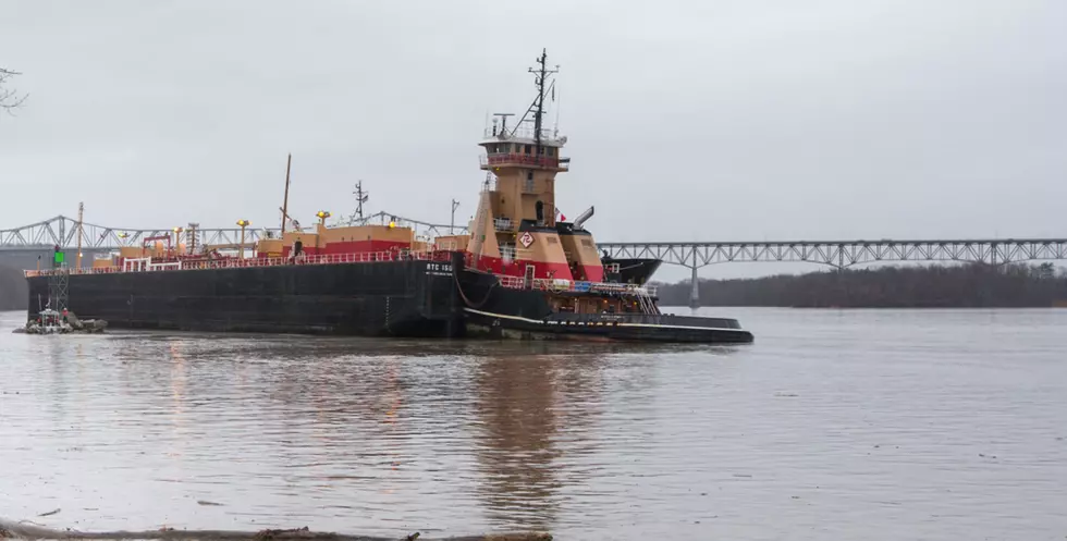 Investigation Underway Into How Barge Loaded With Gas Got Stuck In The Hudson River
