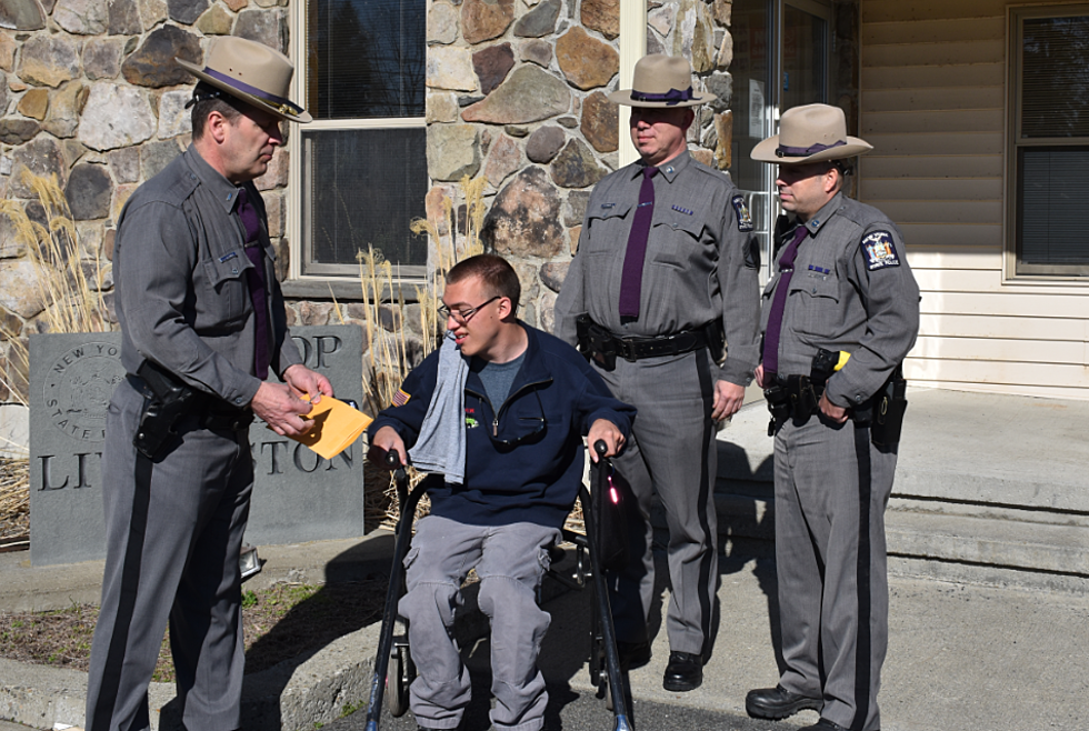 Hudson Valley Teen With Cerebral Palsy Participates In Police Ride-Along