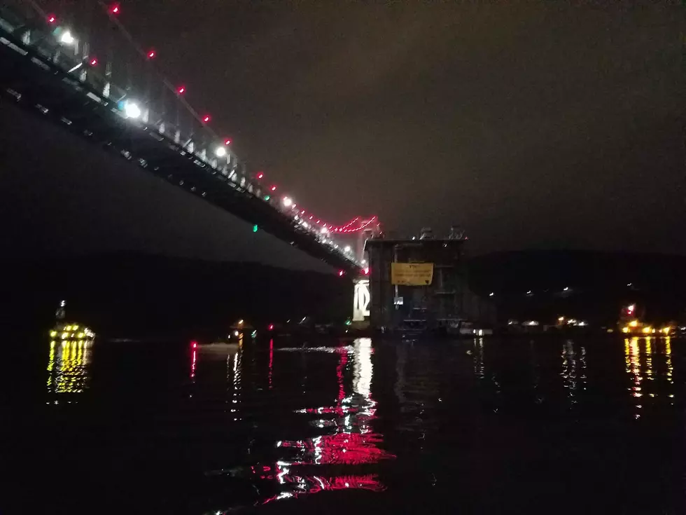 135-Foot Generator Passes Under Mid-Hudson Bridge