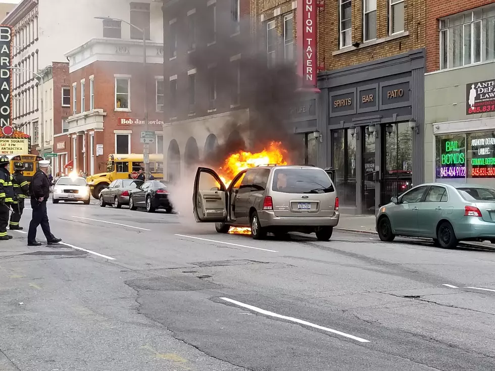 Car Burst Into Flames in Poughkeepsie