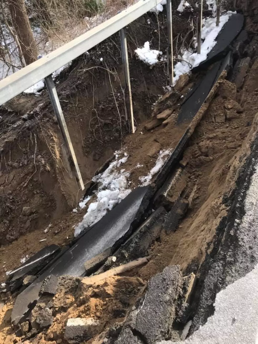 Road Collapses in Hudson Valley