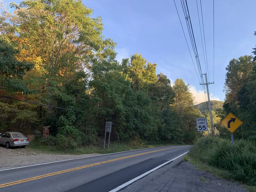 Fire in the Hudson Highlands Near Breakneck Ridge