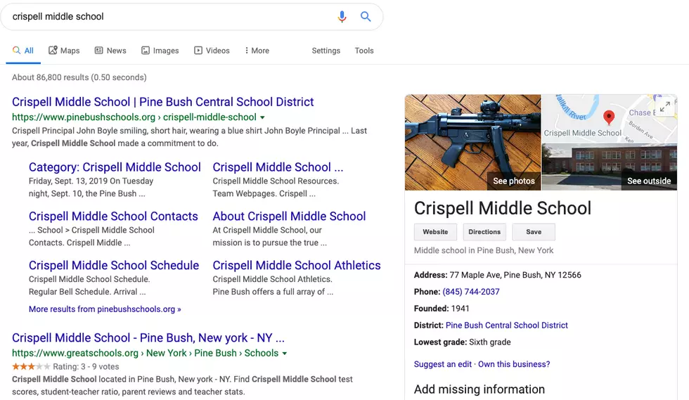 Picture For Hudson Valley School Changed to Assault Weapon
