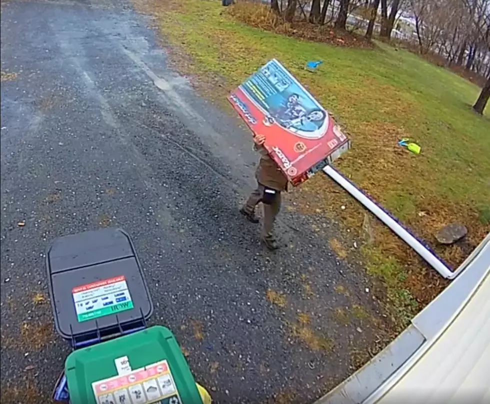 Hudson Valley UPS Driver Goes Viral For Hiding Gifts 