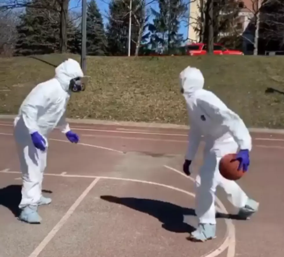 Poughkeepsie Teens Wear Homemade Hazmat Suits To Play Basketball