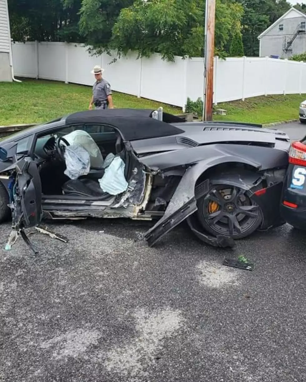 Police: Hudson Valley Man Crashes Lamborghini While Fleeing Cops