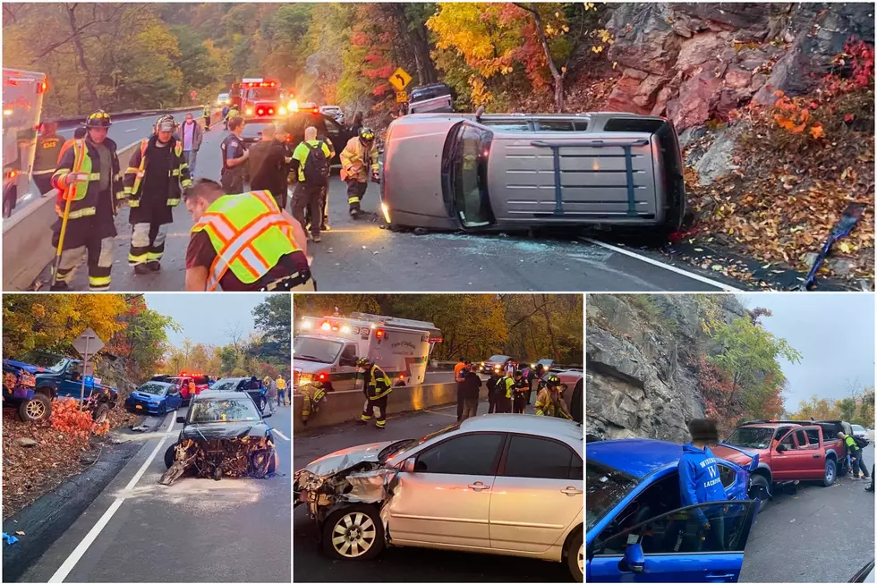 Photos: 11-Car Pileup Closes Route 9W For Hours in Hudson Valley