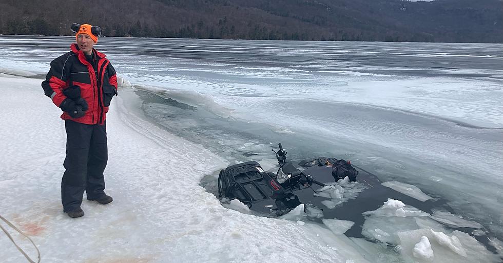 Florida Man Gets ATV Stuck In Icy Water in Upstate New York