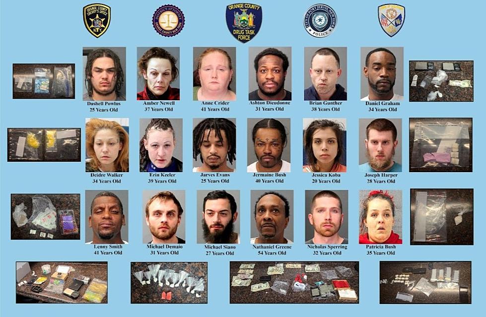 18 Arrested After Investigation Into Drug Sales in Hudson Valley